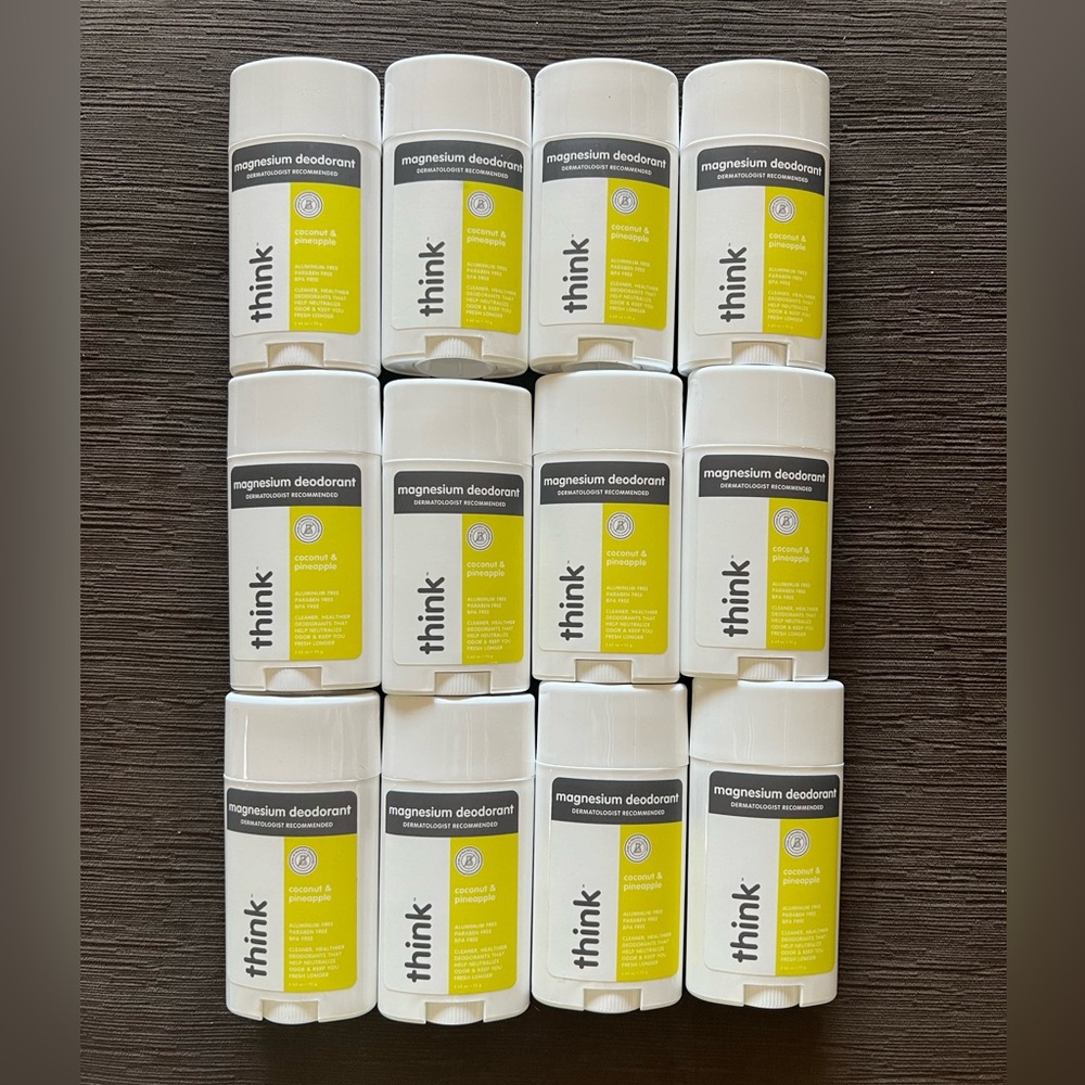 12 Tubes Think Deodorant